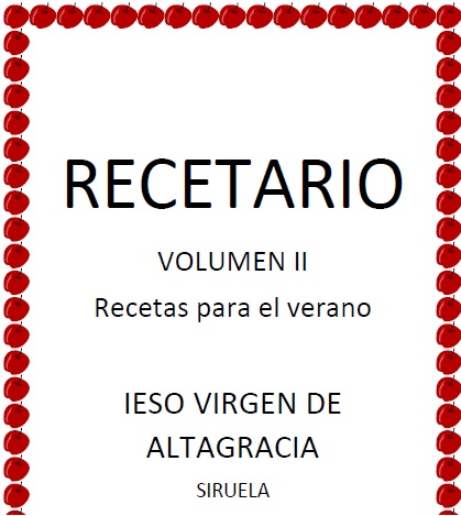 recetario verano